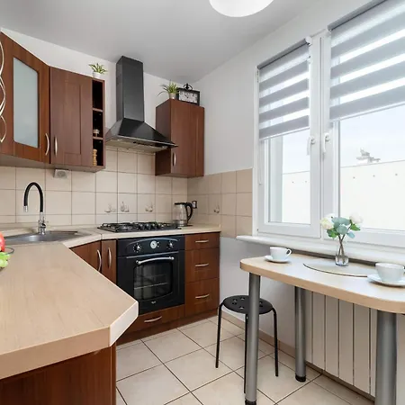 شقة Przestronny Z Balkonem I Miejscem Do Pracy By Renters